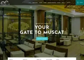 Muscat Gate Hotel website design thumbnail