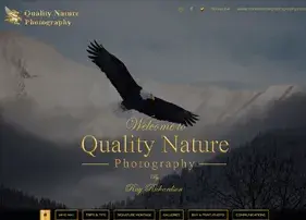 Quality Nature Photography website design thumbnail
