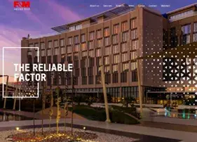 F&M Middle East website design thumbnail