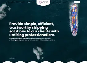 Epic Business Consulting website design thumbnail